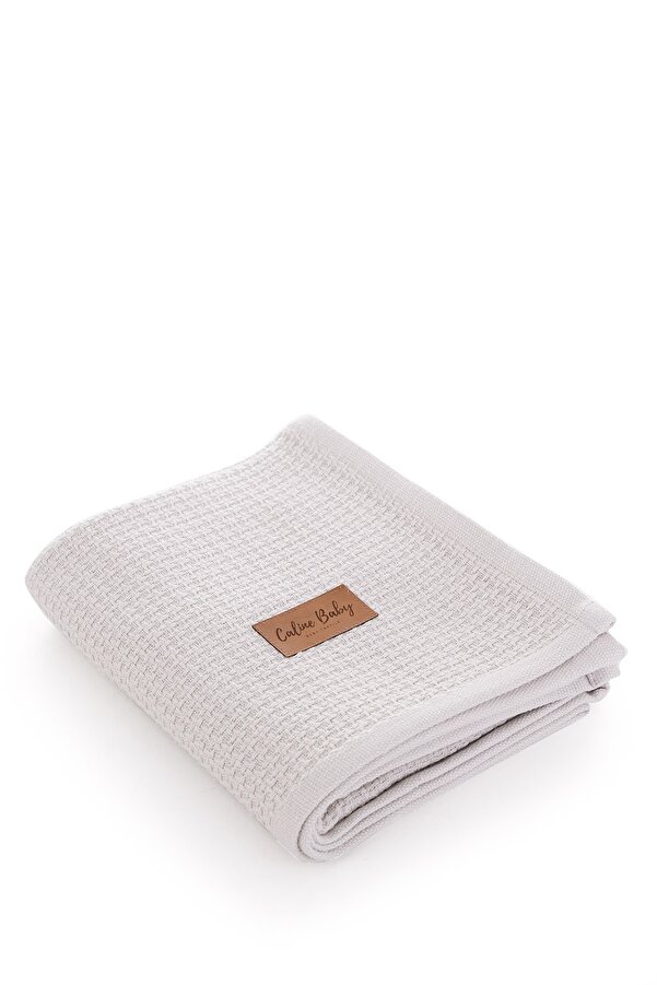 Caline Baby Pamuk Bebek Pikesi 115x100cm - Taş