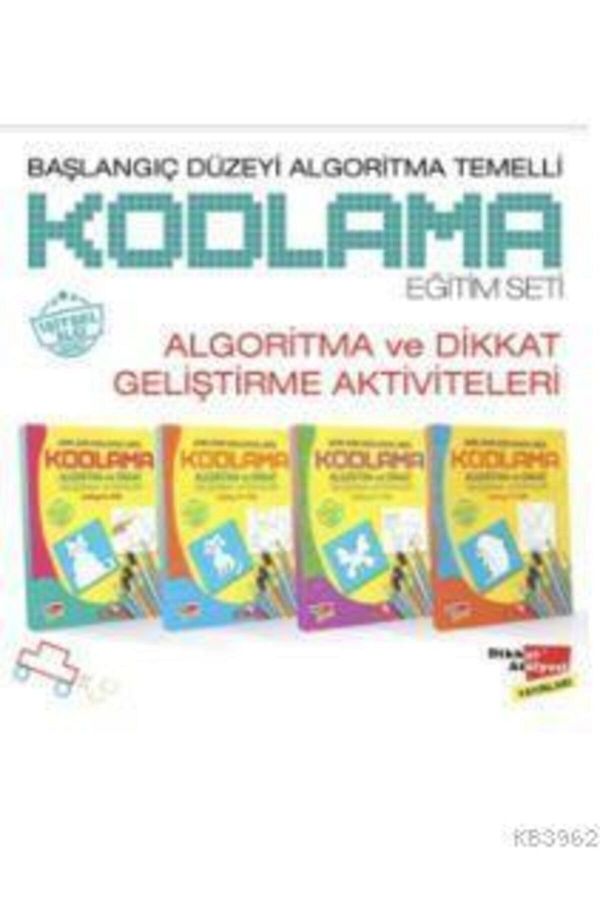 Dikkat Atölyesi Yayınları-Beginner Algorithm Based Coding Training Set (4 Books) 1