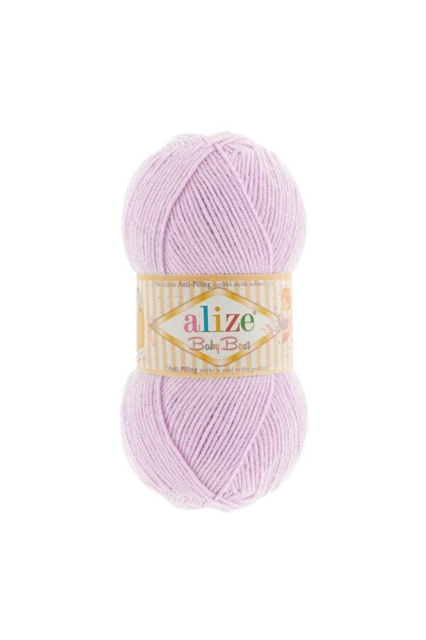 Alize-27 Light Lilac Baby Best Anti-Pilling Baby Hand Knitting Yarn 1