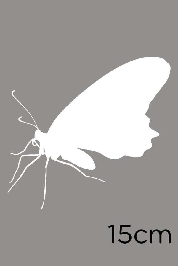 Butterfly Side Sticker New Jargon Side View Butterfly Sticker That Works At Left and Flies ...