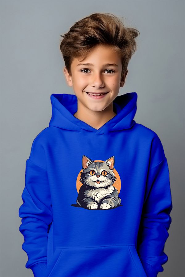 ADA BEBEK COCUK Boy s Style Cute Tommy Printed Oversize Sweatshirt Trendyol