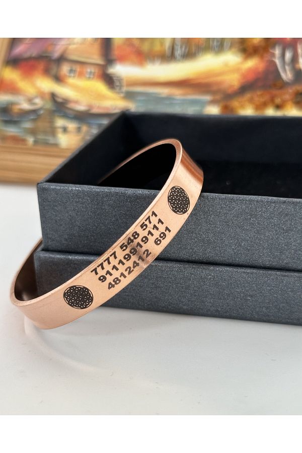 Lucky number bracelet hot sale