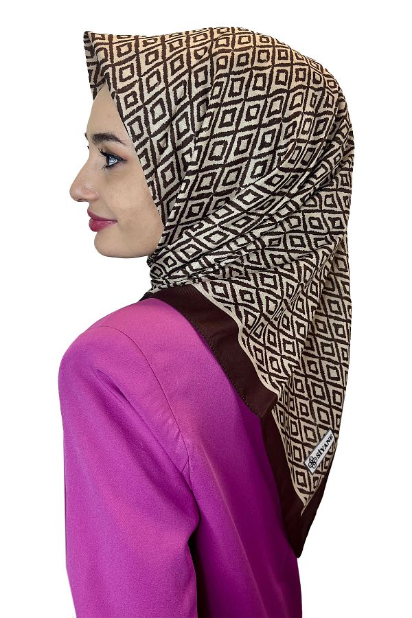 Siyane Scarf Baklava Pattern Cotton Soft Scarf 00970