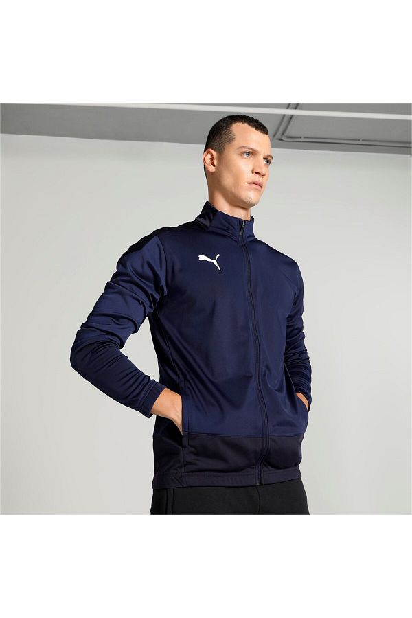 Puma navy blue jacket hot sale