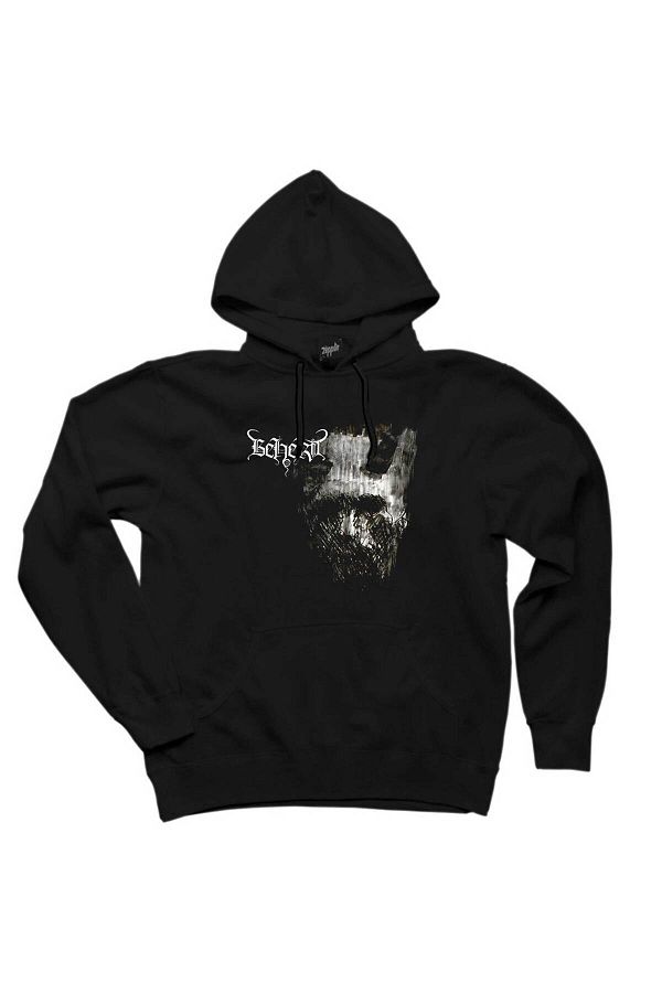 Pisa Art Beherit Bardo Exist Black Hooded Sweatshirt Trendyol