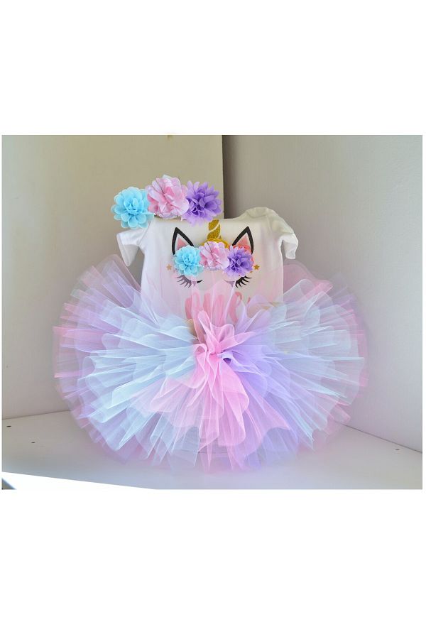 Unicorn dress for 1 year old sale