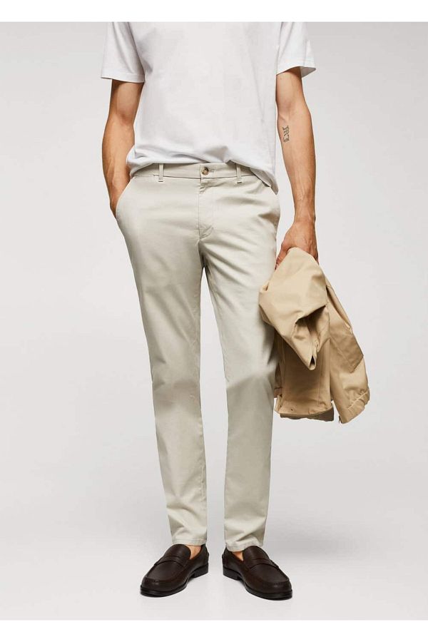 MANGO Man-Slim fit serj chino nohavice 1