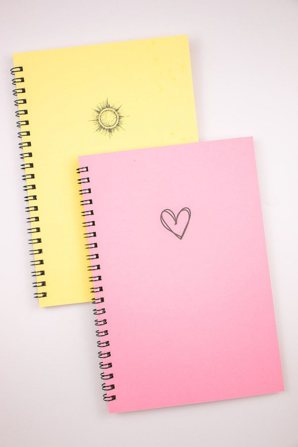 Four Kids-2 Pieces 14x20 Printed Design Notebook 40 Sheets 80 Pages Ruled Notebook 1