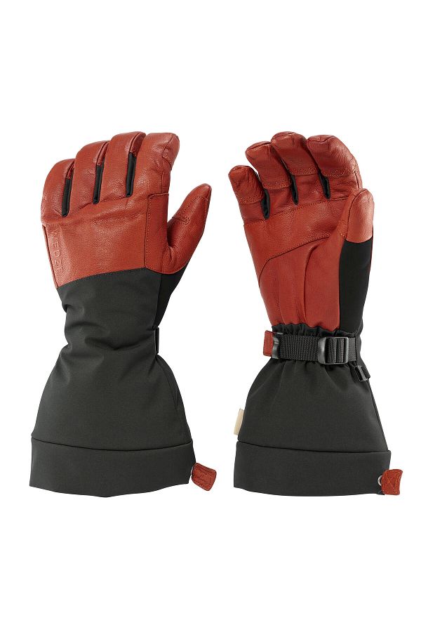 Decathlon-Adult Ski Gloves Wedze - Brown / Black - 900 1