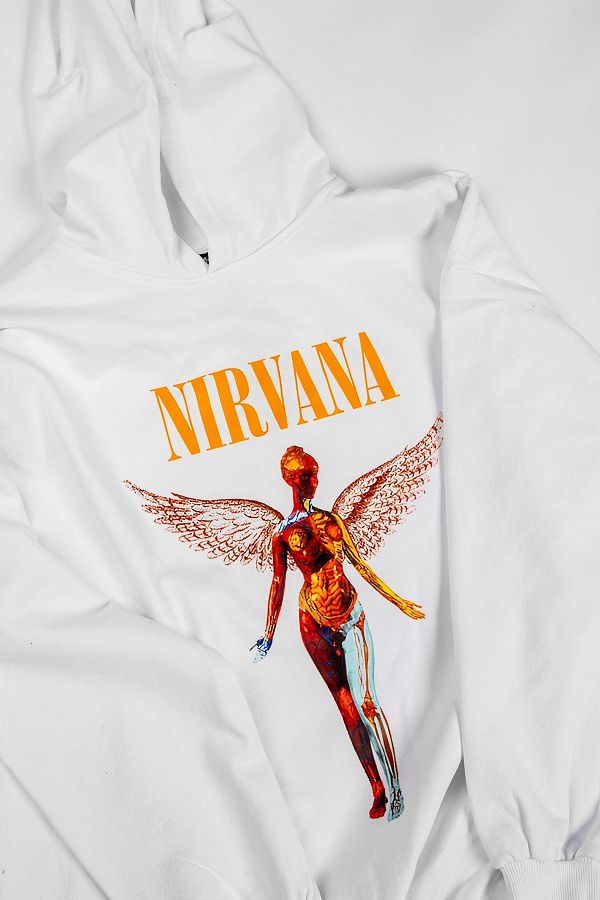 Nirvana white hoodie 2025