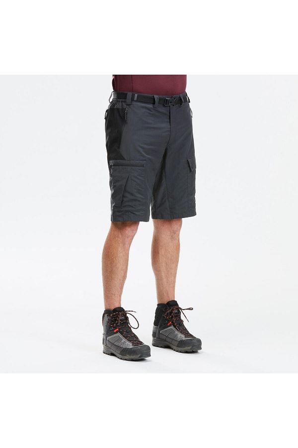 Decathlon Forclaz Men s Outdoor Trekking Shorts Gray Mt500 Trendyol