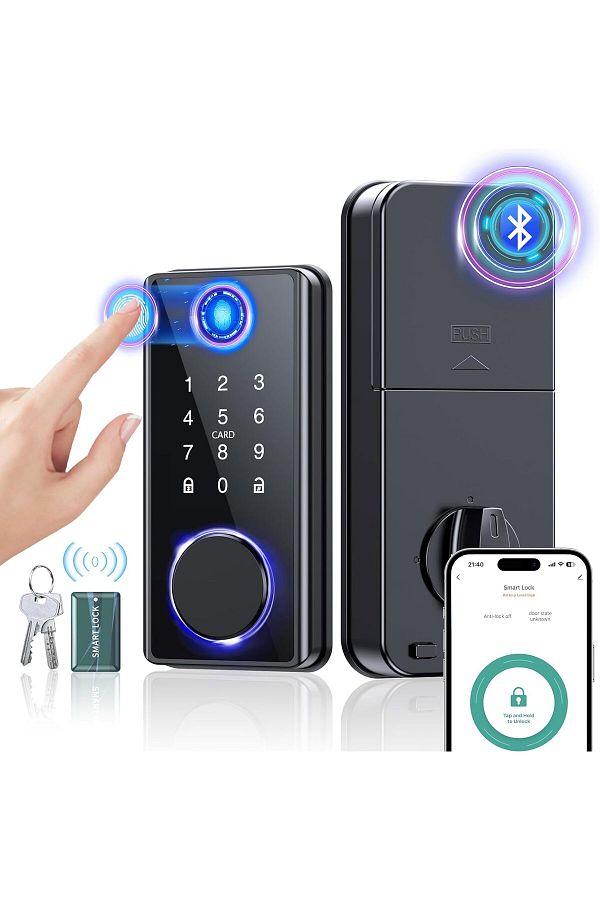 Genetic-Keyless Entry Door Lock with Keypad - Fingerprint Door Lock 1