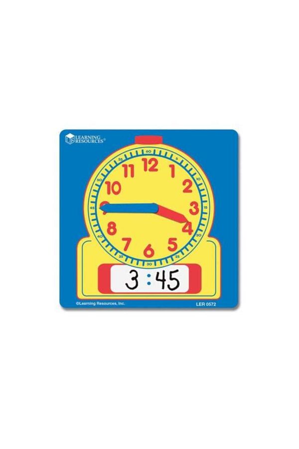 Learning Resources-Summer and Erase Class Clock Kit (10 Pieces) 1