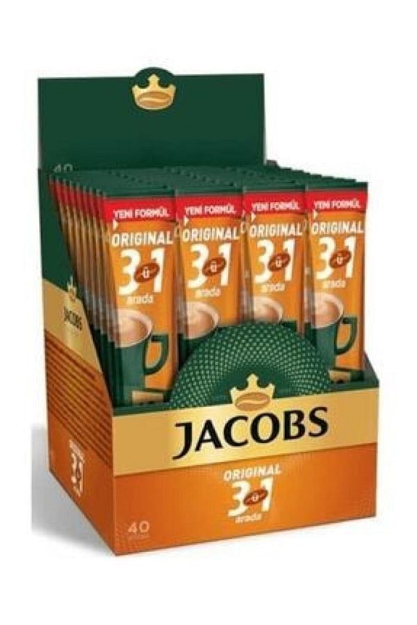 Jacobs-علبة قهوة أصلية 3 في 1 40x16 جرام 1