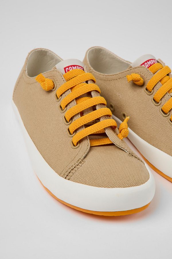 CAMPER Peu Rambla Vulcanizado Women s Beige Sneakers 21897 Trendyol