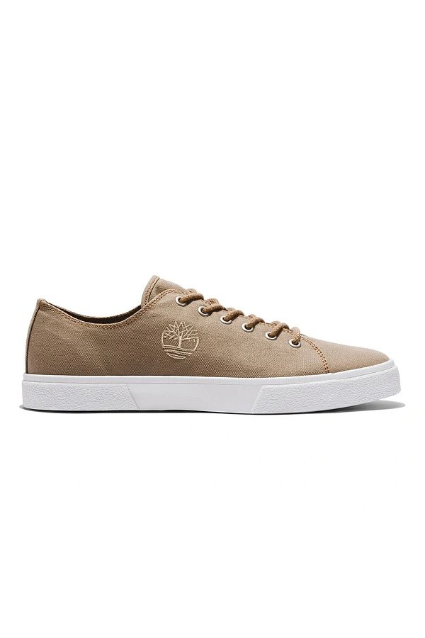 Timberland brown union wharf shoes top