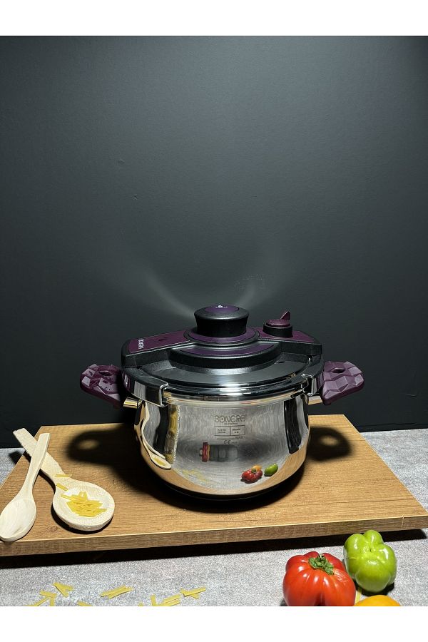 BENA L FE 4Lt 18 10 Stainless Pressure Cooker with Automatic Lid Trendyol