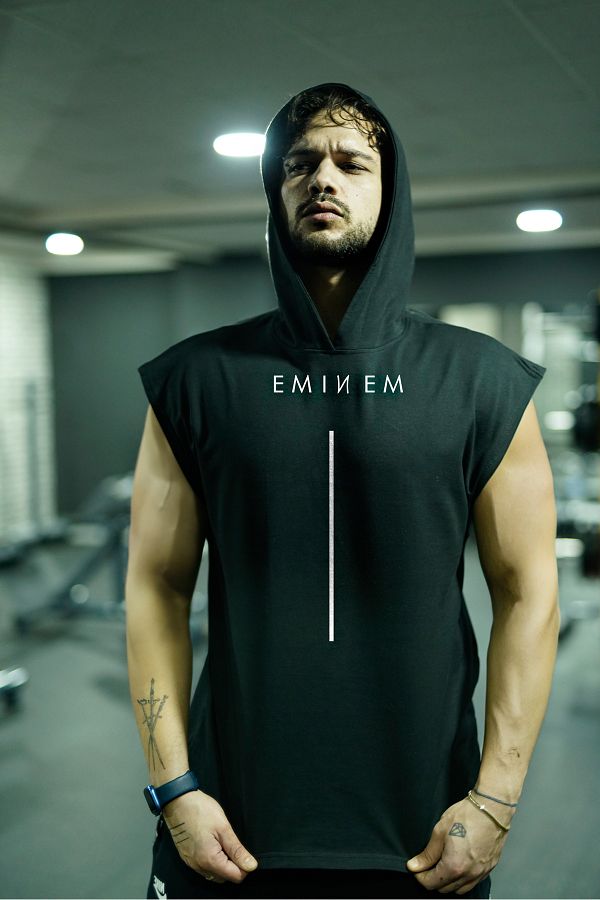 Fitness sleeveless hoodie online