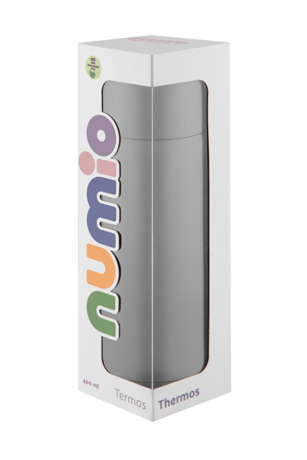 Numio Anne Bebek Termosu 400 ml Gri