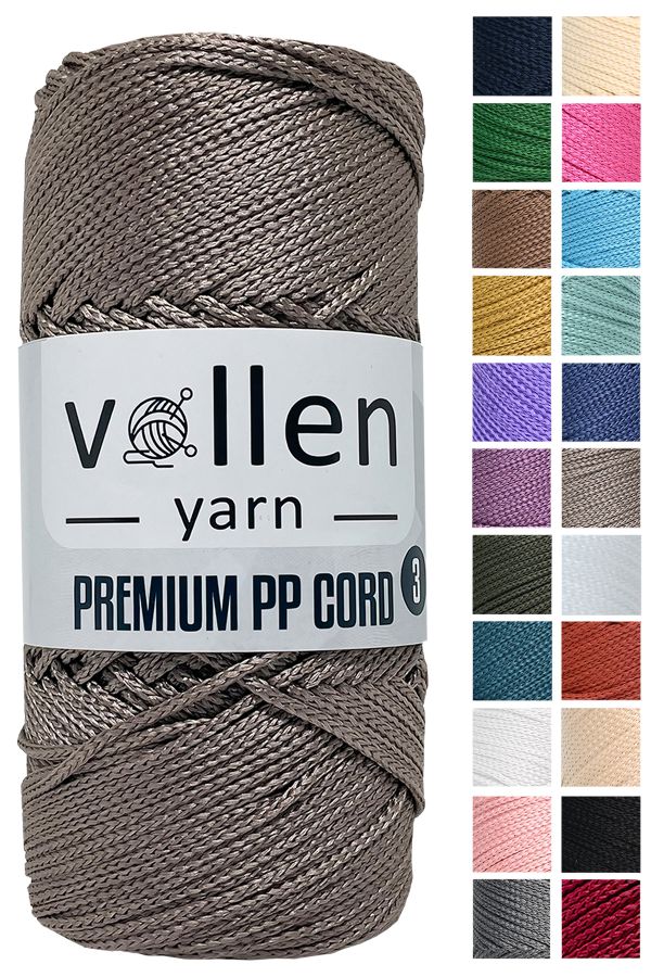 vollen yarn 150m Polyester Macrame Rope, Bracelet Rope, Bag Rope