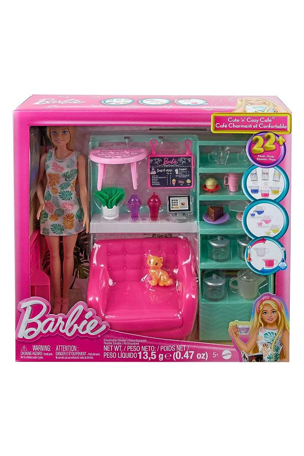 Barbie s Tea Time Play Set Pink Trendyol