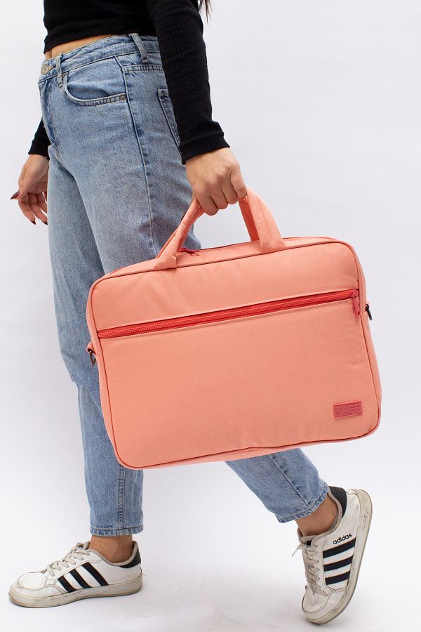 KAFF-Powder Unisex 15.6'' Water and Shock Resistant Functional Computer Briefcase with Inner Compartment 1
