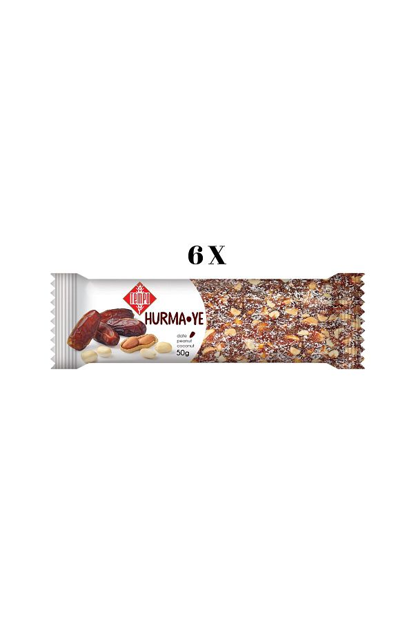 Tempo Şekerleme-6 Pieces 40gr Dattle Bar with Nuts 1