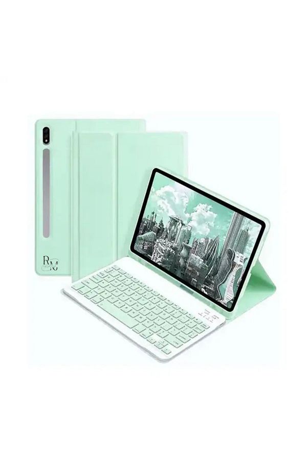 ÜNİCELL-Samsung Tab S9 Ultra SM-X910 14.6 Inch Compatible Bluetooth Enabled Turkish Q Keyboard Tablet Case 1