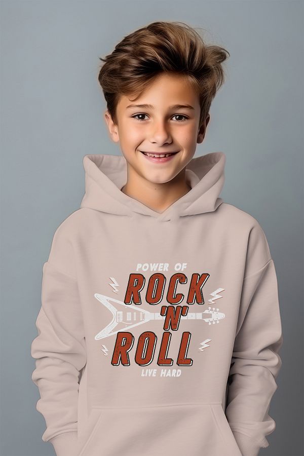 ADABEBEK Rock N Roll Style Comfortable Cut Oversize Sweatshirt Trendyol
