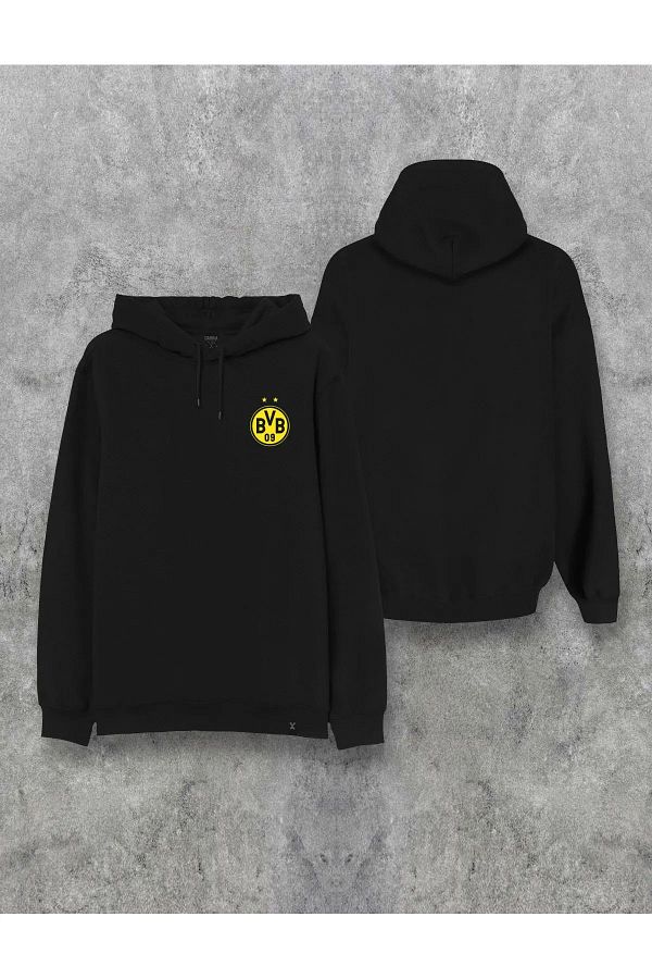 Darkia Borussia Dortmund Football Team Logo Printed Seasonal Hoodie Special Design Hoodie Trendyol