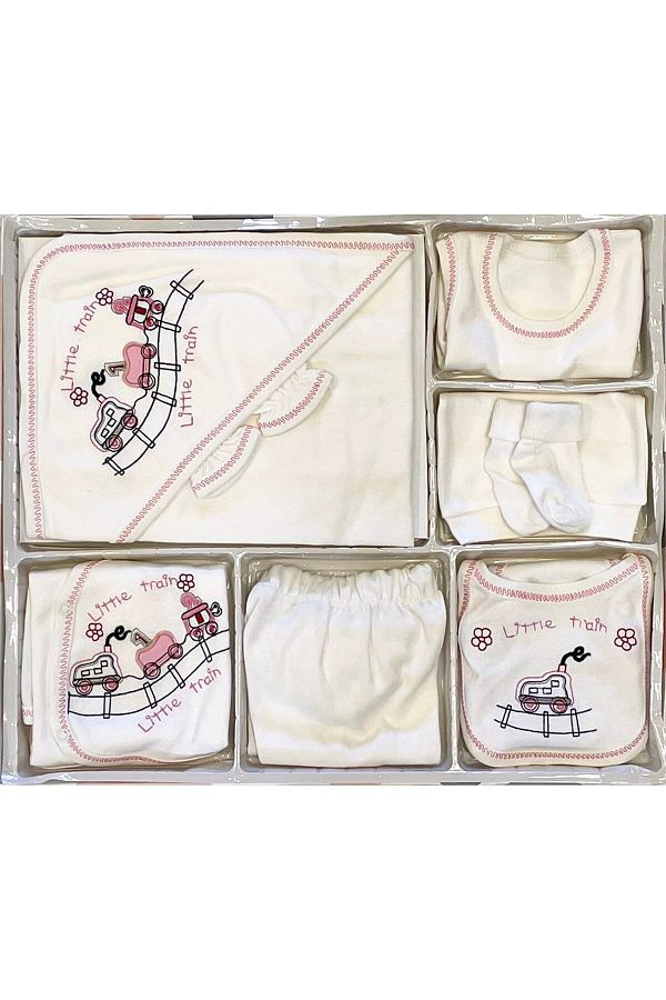 Babybiss-10-Piece Hospital Exit - Pink - Blue Train 1
