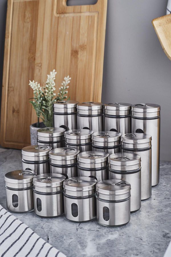 Glass salt and pepper shakers clearance