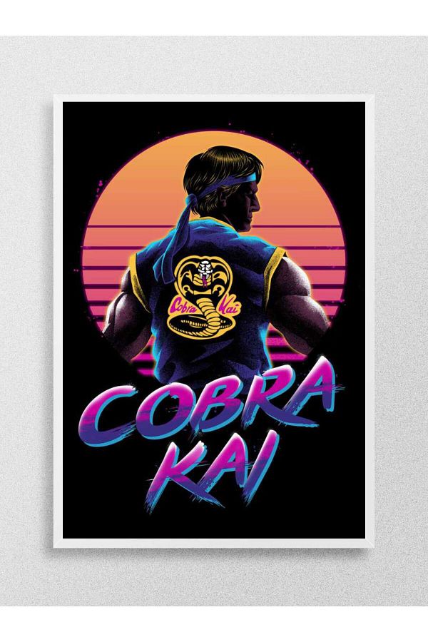 Mudi Store-Rad Cobra Kai Anime Poster Unframed High Quality Anime Wall Poster 1