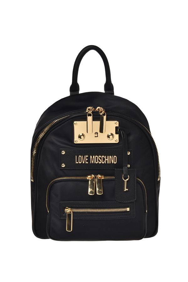Moschino Women s Black Backpack 30x25x12 cm JC4020PP1HLG100A Trendyol