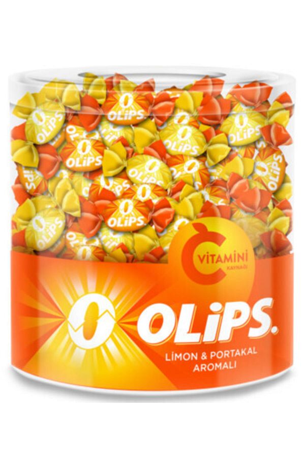 Olips-Lemon and Orange Flavored Vitamin C Jar Candy - 462 Gr 1