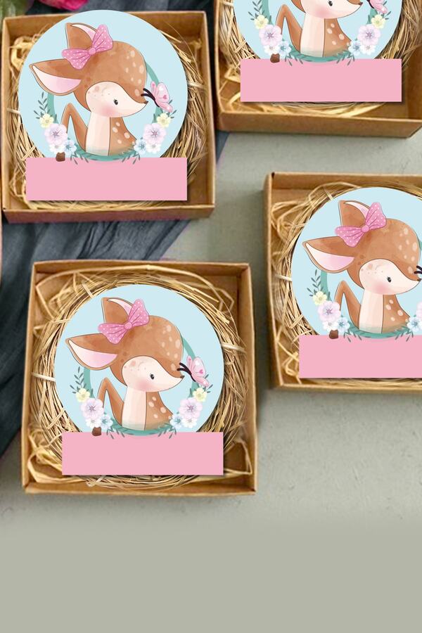 instababyrooms Bebek Çocuk Özel Gün Ahşap Magnet 20 Li Model No:14