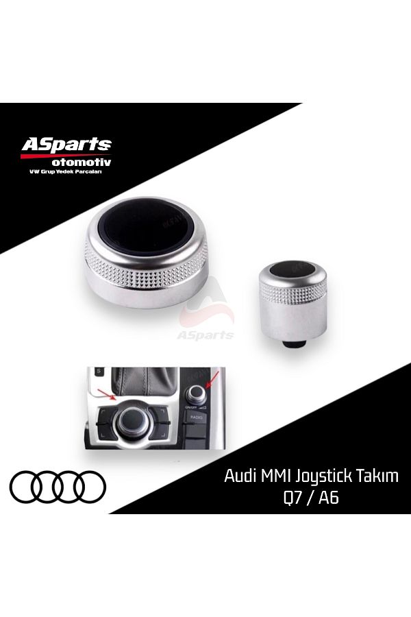 Asparts-Audi MMI Joystick Set Q7 / A6 - 4F0919069 1