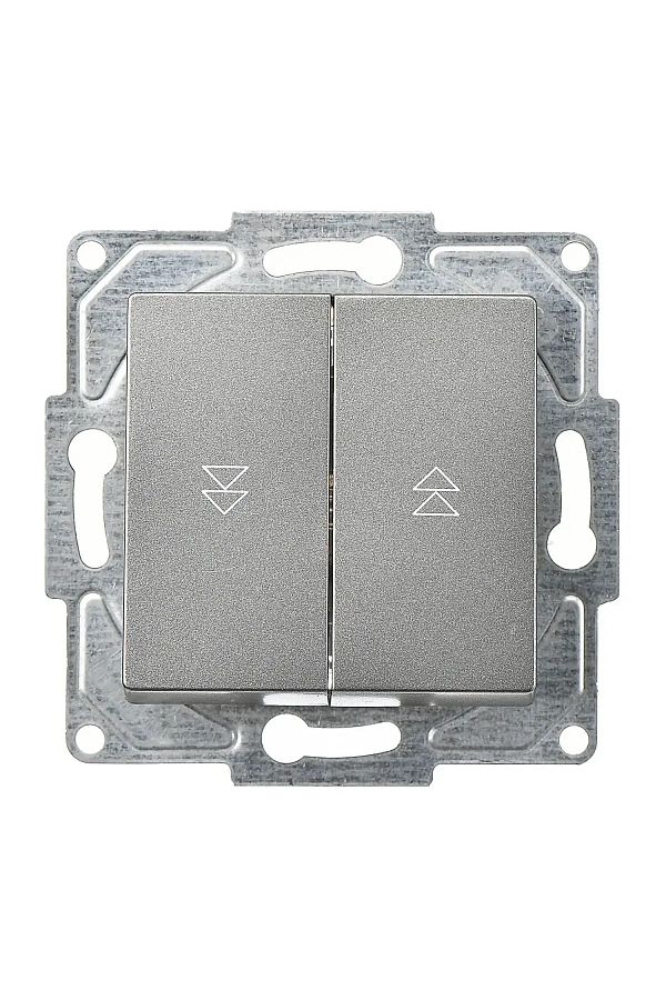 Günsan-Eqona Radius Neoline Blinds Control Switch (TWO BUTTONS) (WITH CLIP), Smoked (MECHANISMAL KEY) 1