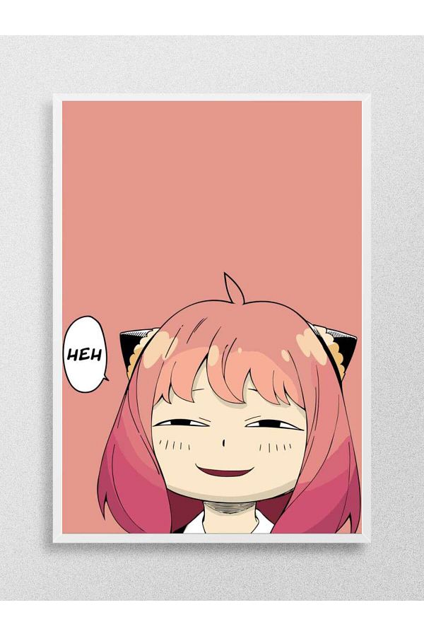 Mudi Store-Spy X Family Anya Meme Anime Poster Unframed High Quality Anime Wall Poster 1