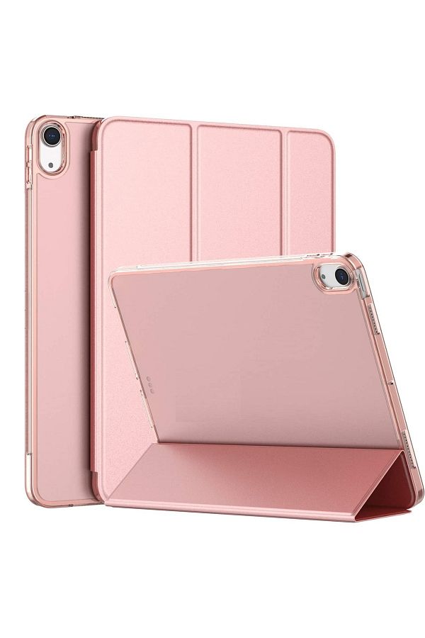 UnDePlus-Apple Ipad Air 1 / 2 Ipad 5th / 6th Generation 9.7 Case Pu Leather Smart Case A1566 A1567 Rose Gold 1