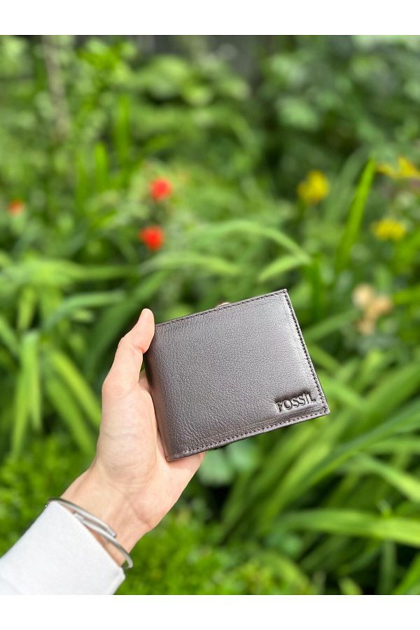 Fossil 1826 Model Brown Genuine Leather Belted Wallet 3.5 115 CM Trendyol