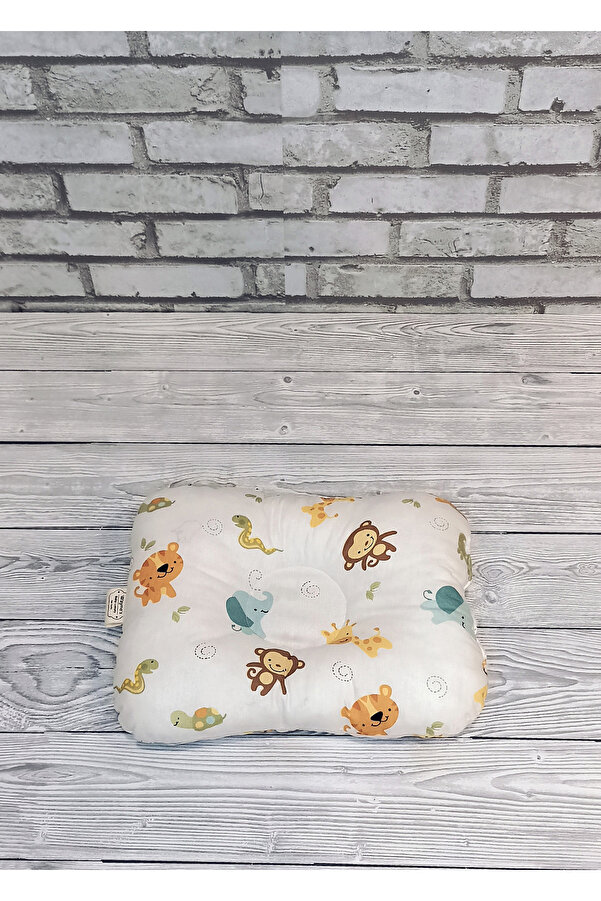 Wayne's %100 Pamuk Bebek Düz Kafa Yastığı, Kafa Yastığı, Yenidoğan Yastık, Bebek Yastığı