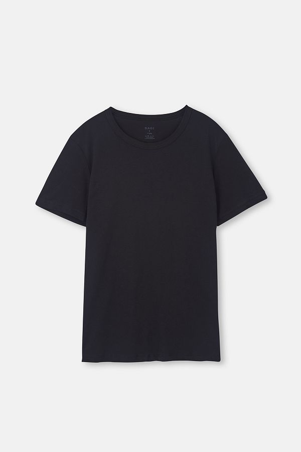 Dagi-O Neck Black T-Shirt 1