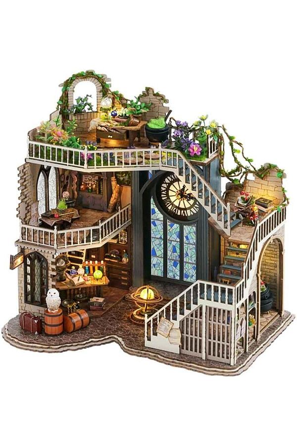 CUTEBEE Magic House Dollhouse miniature house furniture diy 1 24 scale creative room Trendyol
