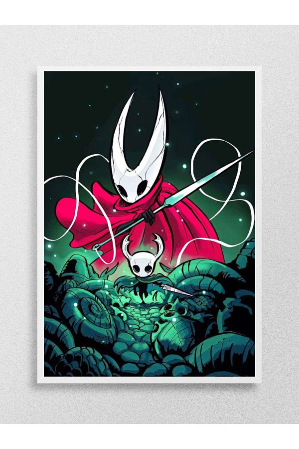 Mudi Store-Hollow Knight Anime Poster Unframed High Quality Anime Wall Poster 1