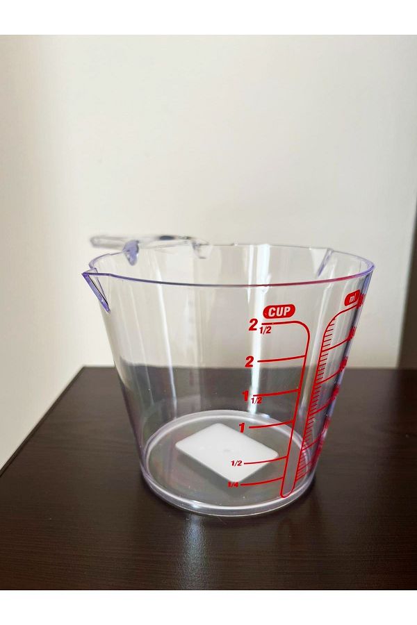 DİBA AVM-Transparent Measuring Cup with Handle and Scale 500 ml 1 PC 1