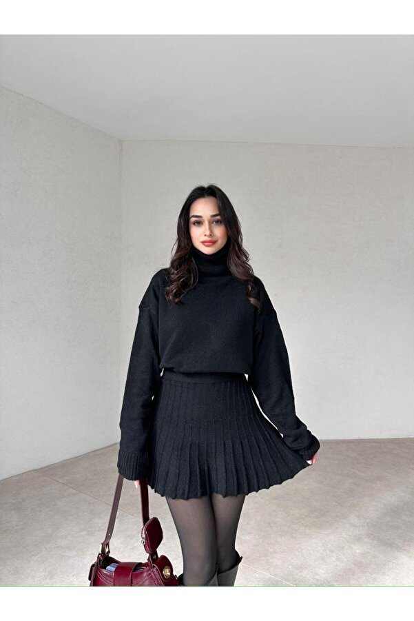 Rory Turtleneck Sweater Cropped Vest