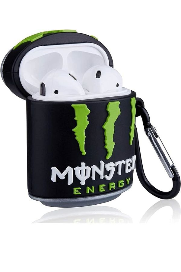 Aura Accessories-Monster Energy Drink Case Compatible with Airpods Pro/Pro2 1