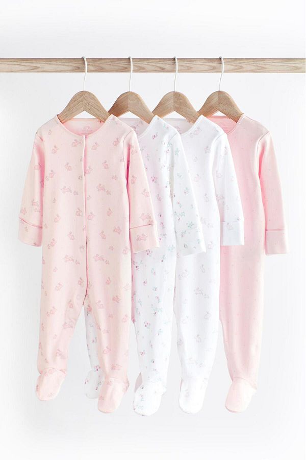 Next Baby Sleepsuit Pink Tight Trendyol