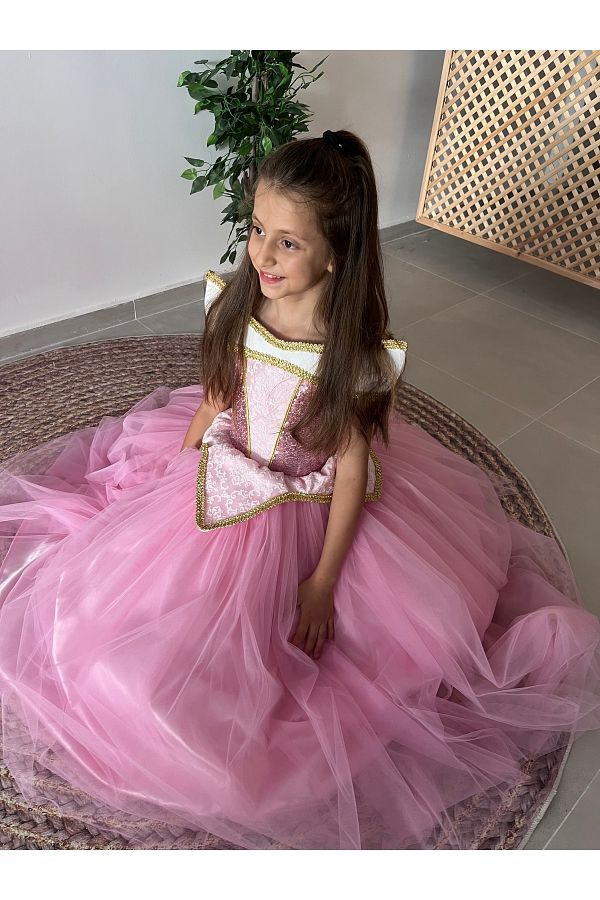 krabutikbursa Girl s Sleeping Beauty Costume Aurora Costume Trendyol